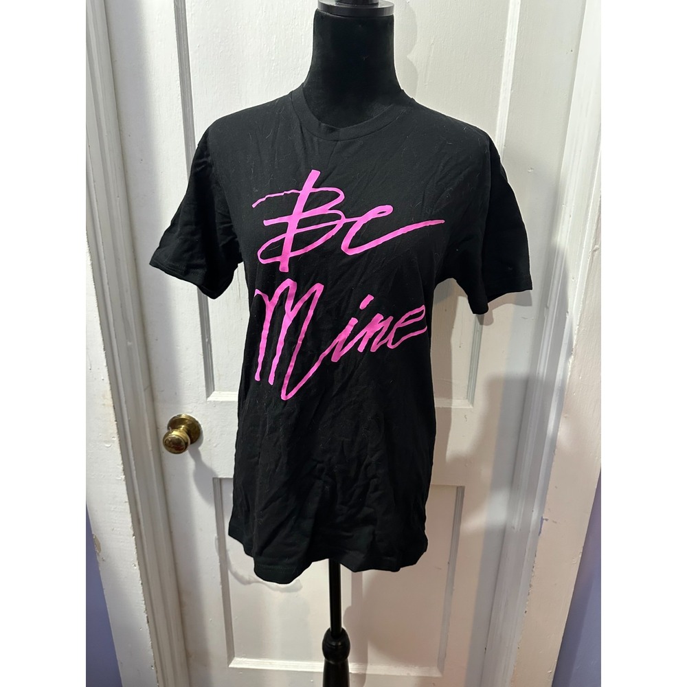 Next Level Black Valentines Be Mine‎ Graphic Short Sleeve in S NWT